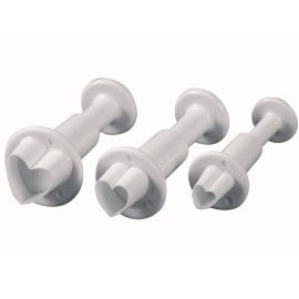 Комплект кутери с ежектор "Сърце" - 3 елемента