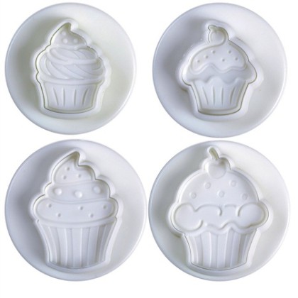 Комплект кутери с ежектор "Кексчета" - 4 елемента