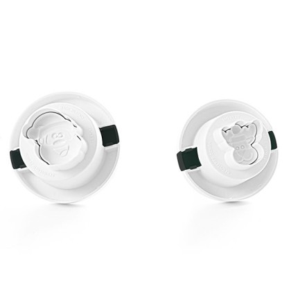 Комплект кутери с ежектор "Дядо Коледа и елен" - 2 елемента