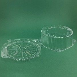 Пластмасова кутия за торта - Ø25.7 х h10.4см