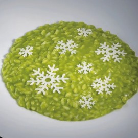 Силиконова форма с релефна щампа Снежинки - Snowflake