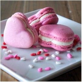 Силиконов килим за макарони "Сърца"