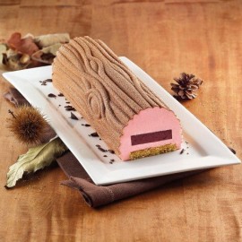 Силиконова форма Дънер "Kit Buche Wood"