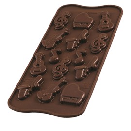 Силиконова форма "Шоколадова мелодия"