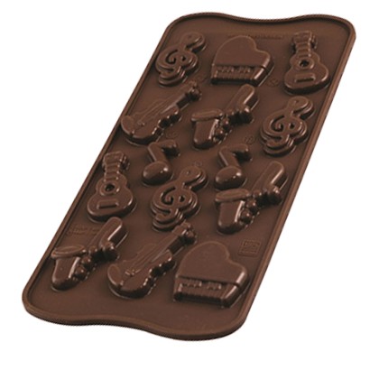 Силиконова форма "Шоколадова мелодия"