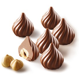 Силиконова форма "Шоколадов пламък"