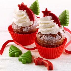 Силиконова форма "Елхи и комети"