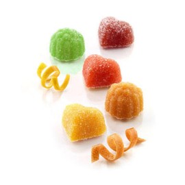 Силиконова форма за желирани бонбони "Сърце"