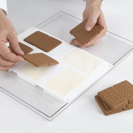 Силиконова форма за сладолед "BISC04 DOUBLE"