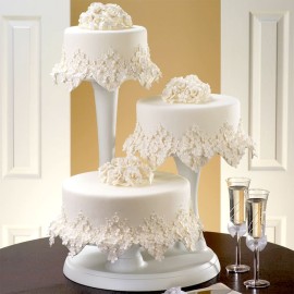 Стойка за торти с колони - 3 етажа