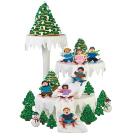 Стойка за торти с колони - 3 етажа