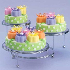 Стойка за торти "Кристал" - 3 отделни етажа