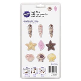 Термоформована форма за шоколадова отливка "Морски-миди"