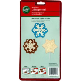 Форма за шоколадова отливка "Близалка-Снежинки"