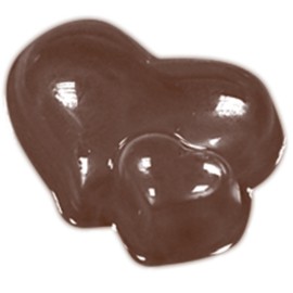 Термоформована форма "Голямо и малко сърце"