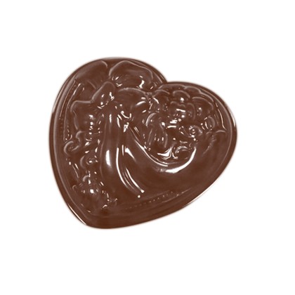 Термоформована форма "Сърце с панделка"