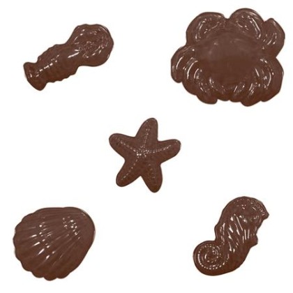 Термоформована форма "Морски фигури 2"