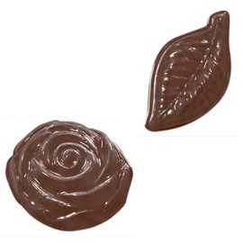 Термоформована форма "Роза и листо"