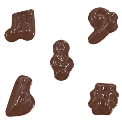 Термоформована форма "Музикални знаци"