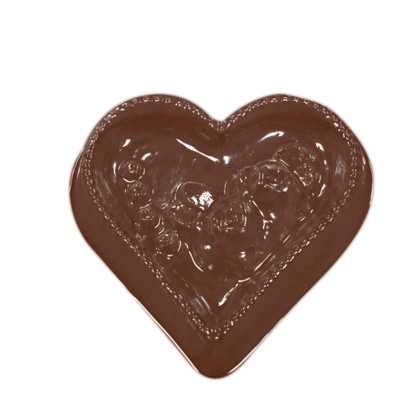 Термоформована форма "Три сърца с рози"