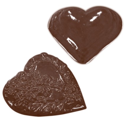 Термоформована форма "Сърце с букет"