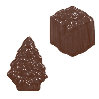 Термоформована форма "Елха и подарък"