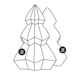 3D Термоформована форма "Елха - Кристал"