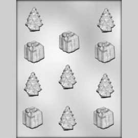 Термоформована форма "Елха и подарък"