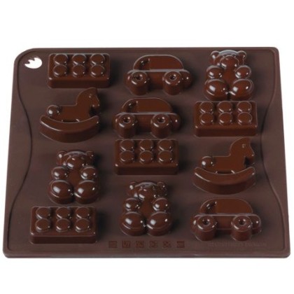 Силиконова форма "Играчки"