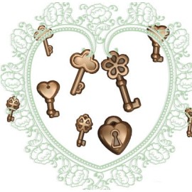 Силиконова форма "Ключета"