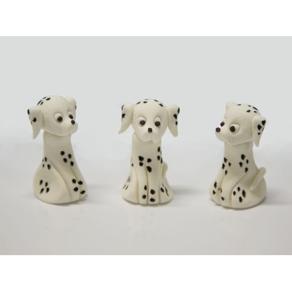 Захарна фигурка  "Далматинец - прав" - 1 брой