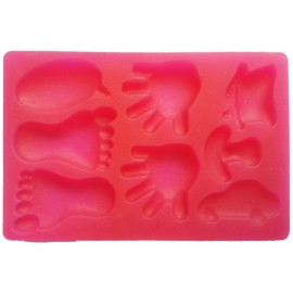 Силиконов калъп за бебешки длани и стъпки