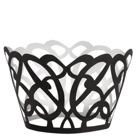 Кошнички за кексчета - черни