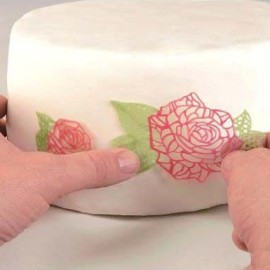 Килимче за дантела Рози