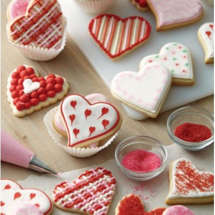 Форма за печене "Големи сърца"