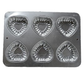 Форма за печене "Къдрави сърца"