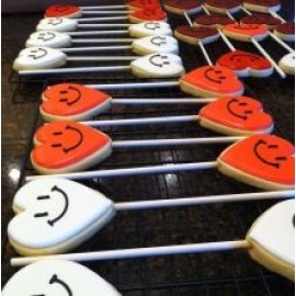 Форма за печене "Сърца-близалки"