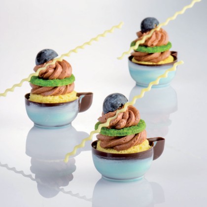 Поликарбонатна форма "Чаша купичка с дръжка"