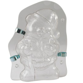 3D Поликарбонатна форма "Мече - Коледно"