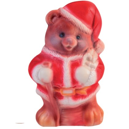 3D Поликарбонатна форма "Мече - Коледно"