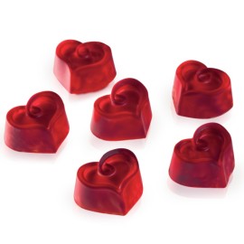 Поликарбонатна форма бонбон "Сърце 2"