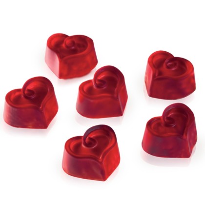 Поликарбонатна форма бонбон "Сърце 2"