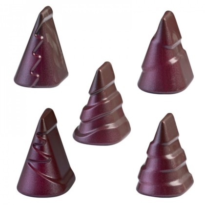 Поликарбонатна форма бонбон "Елхи"