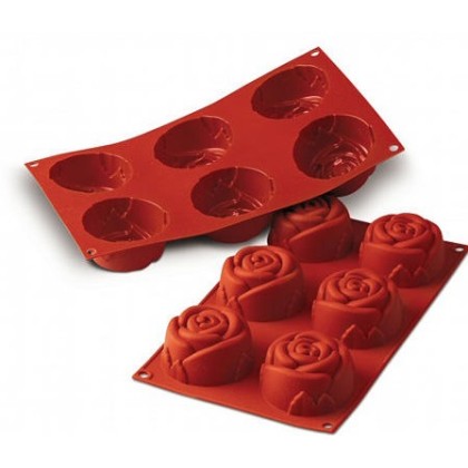 Силиконова форма роза - SF077