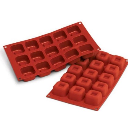 Силиконова форма квадрат саварина  - SF081