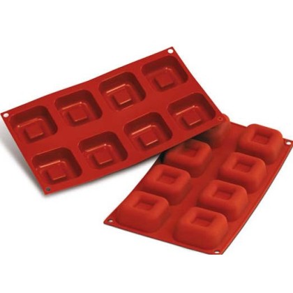 Силиконова форма квадрат саварина - SF082