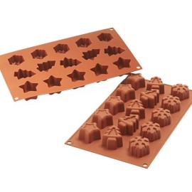 Силиконова форма коледни - SF136