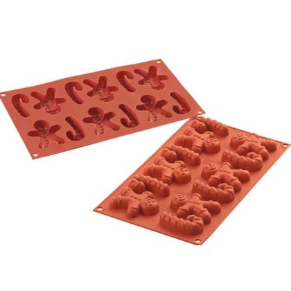 Силиконова форма коледни - SF167