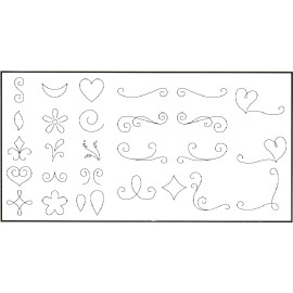 Комплект щампи за орнаменти 28 елемента