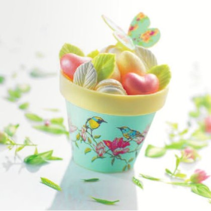 Трансферно фолио "Птици" за саксия